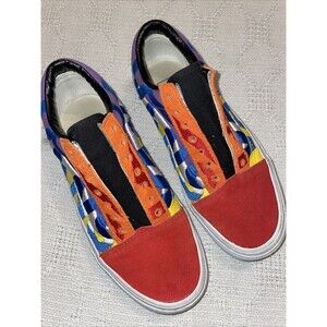 Vans Women’s Skateboard Sneakers Size 6.5 M Multicolor Canvas Embroideried Upper